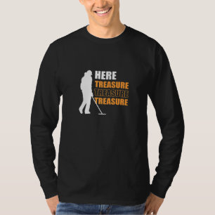 T-shirt Chasse au trésor Perte de pêche Métal Détection