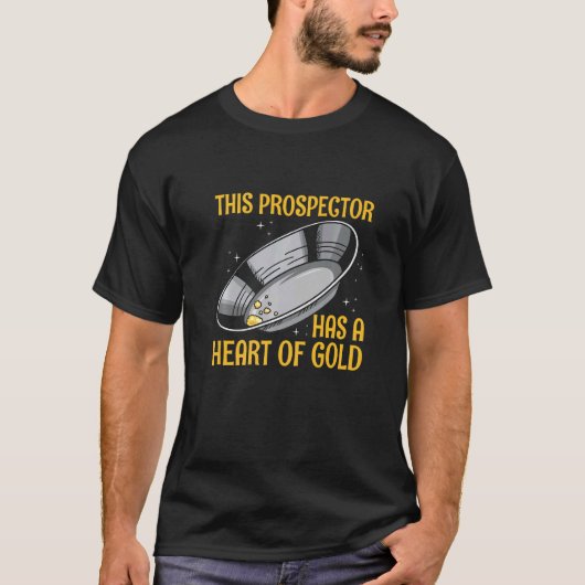 T-shirt Chasse au trésor pour une prospection d'or (Devant)