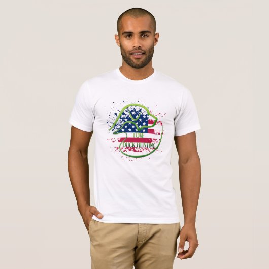 T-shirt Chasse aux canards (Devant entier)