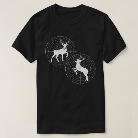 T-shirt Chasse aux cerfs (Design devant)