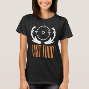 T-shirt Chasse aux cerfs Chasseur Restauration rapide 2