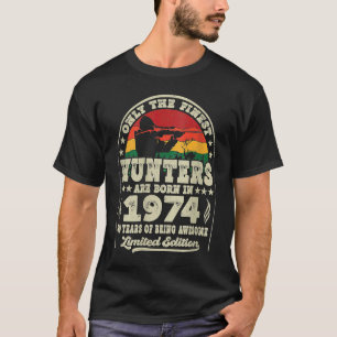 T-shirt Chasse aux cerfs de 49 ans Vintage 1974 49e