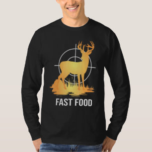 T-shirt Chasse aux cerfs de restauration rapide