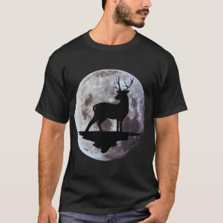 T-shirt Chasse aux cerfs Hommes Femmes Buck Moon