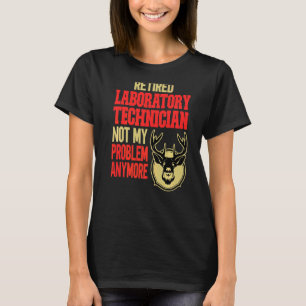 T-shirt Chasse aux cerfs, technicien de laboratoire à la r