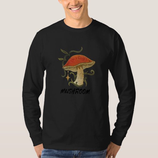 T-shirt Chasse aux champignons Fungiphile Champignons psyc (Devant)