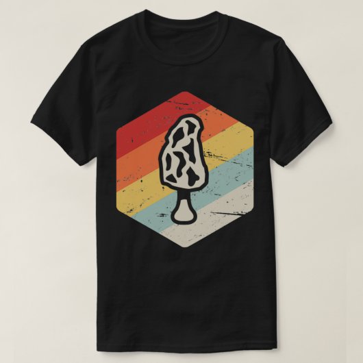 T-shirt Chasse aux champignons Morel La recherche de champ (Design devant)