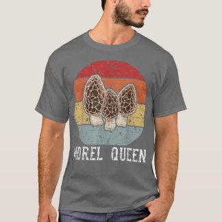 T-shirt Chasse aux champignons Morel Queen Farmer Printemp