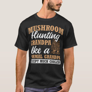 T-shirt Chasse aux champignons Papi chasseur de morilles M