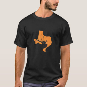 T-shirt Chasse Aux Elcs Au Texas Nous Aimons Chasser Les E