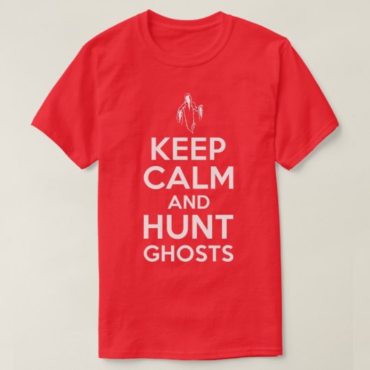 T-shirt Chasse aux fantômes 37 (Design devant)