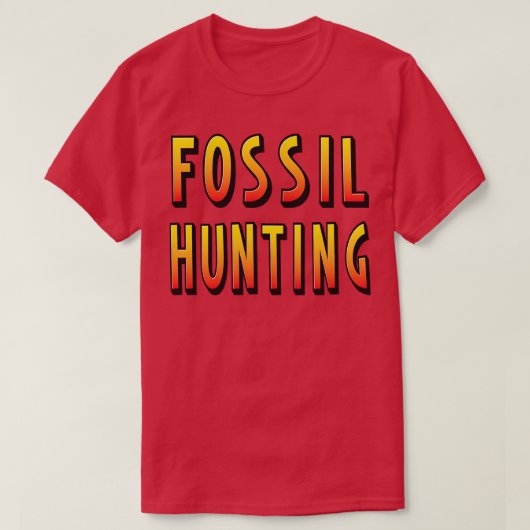 T-shirt Chasse aux fossiles (Design devant)
