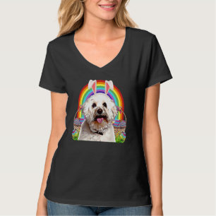 T-shirt Chasse aux oeufs de lapin de Pâques de Bichons Fri