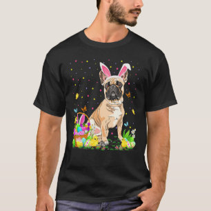 T-shirt Chasse aux œufs de Pâques drôle Bouledogue françai