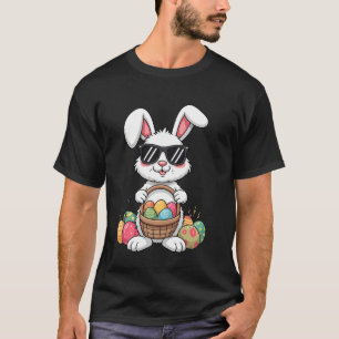 T-shirt Chasse aux œufs de Pâques Famille Garçons Filles L