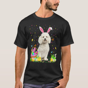 T-shirt Chasse aux oeufs de Pâques Funny Bichon Frise Chie