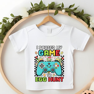 T-shirt Chasse aux œufs de Pâques pour enfants Manette de