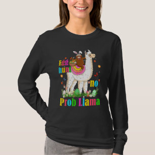 T-shirt Chasse Aux Oeufs Pas De Prob Llama Bunny Parking R