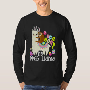 T-shirt Chasse Aux Oeufs Pas De Prob Llama Bunny Parking R