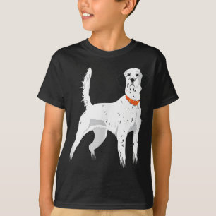 T-shirt Chasse aux oiseaux Chien Anglais Setter Formation 