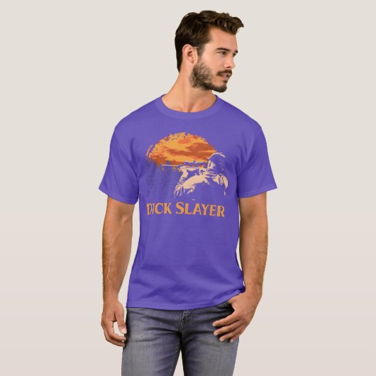 T-shirt Chasse aux oiseaux de canard Chasse aux oiseaux Ch (Devant entier)