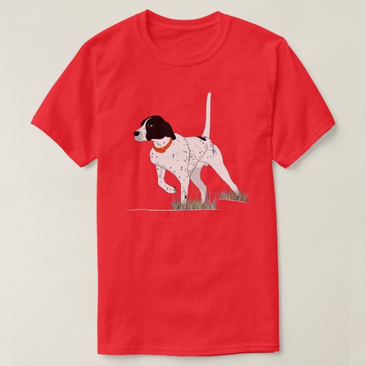 T-shirt Chasse aux oiseaux pour chasseurs Hommes Pointer C (Design devant)