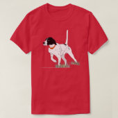 T-shirt Chasse aux oiseaux pour chasseurs Hommes Pointer C (Design devant)