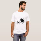 T-shirt Chasse aux pétroglyphes - Peuples préhistoriques A (Devant entier)