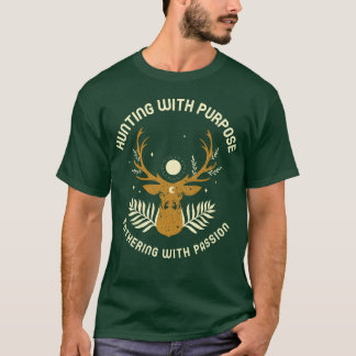 T-shirt Chasse avec but père avec papa chasse pour