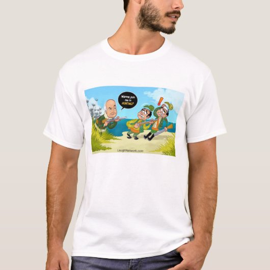 T-shirt Chasse avec Dick Cheney (Devant)