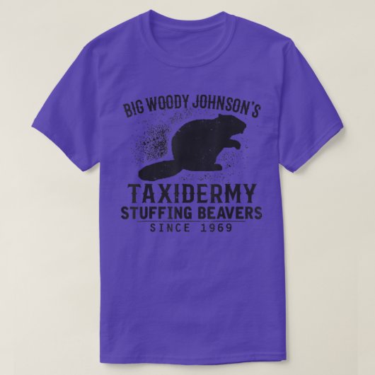 T-shirt Chasse Big Woody Johnsons Taidermy Farce (Design devant)