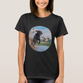 T-shirt Chasse Black Labrador Lab Chasse aux canards. Oise (Devant)