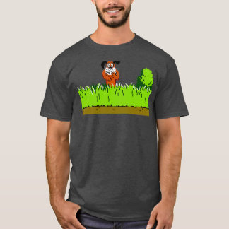 T-shirt Chasse-canard Chien rire