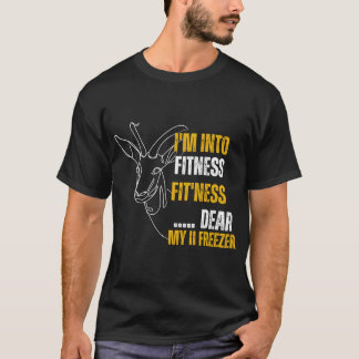 T-shirt Chasse-Chemise - I'm In Fitness Deer Freezer Funn