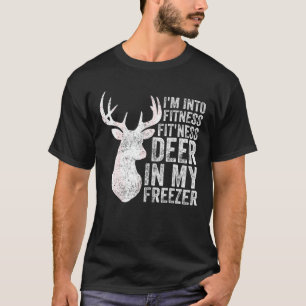T-shirt Chasse Chemise Je suis dans Fitness Deer Congélate