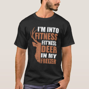 T-shirt Chasse Chemise Je suis dans Fitness Deer Congélate