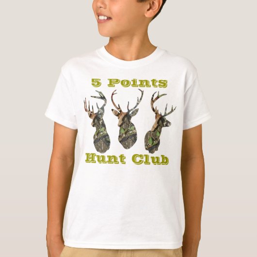 T-shirt Chasse Club Chemise (Devant)