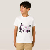 T-SHIRT CHASSE COMME UNE CHASSE DE RAGONDIN DE FILLE (Devant entier)