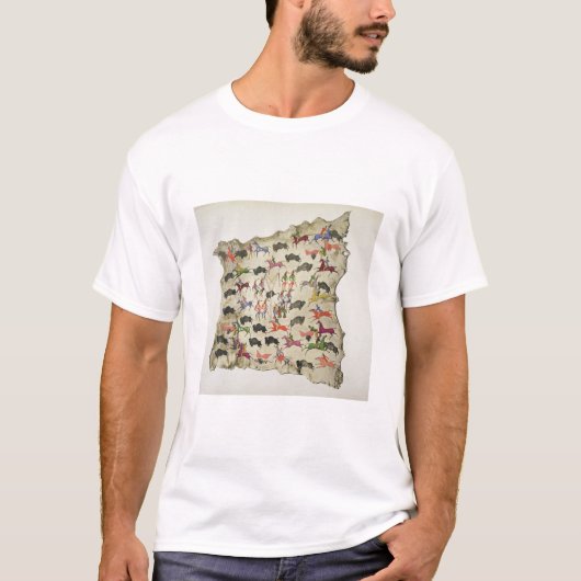 T-shirt Chasse de Buffalo (colorant sur l'élan-peau) (Devant)