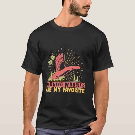 T-shirt Chasse De Canard Chasseur De Canard Long Manche T (Devant)