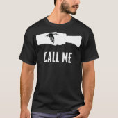 T-shirt Chasse de canard Whistle Call Me Forester labrador (Devant)