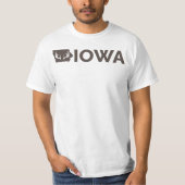 T-shirt Chasse de cerfs communs de l'Iowa (Devant)
