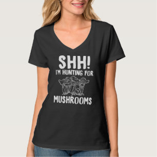T-shirt Chasse De Champignons Chasse De Champignons De Mor