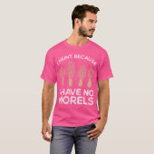 T-shirt Chasse De Champignons Morel Champignons Chasse De (Devant entier)