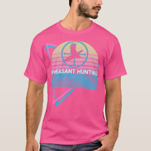 T-shirt Chasse de faisan Chasant de faisan Retro