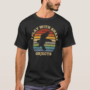 T-shirt Chasse De Falcon Je Joue Avec Des Objets Sharp Pou