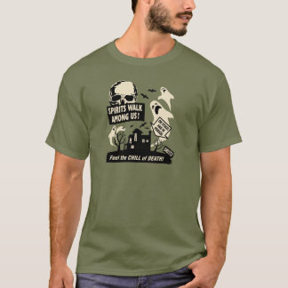 T-shirt Chasse de fantôme - "promenade de spiritueux parmi