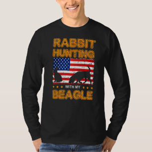 T-shirt Chasse de lapin Beagle de chien chasseur Beagle Us