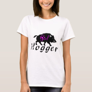 T-SHIRT CHASSE DE PORC DE FILLE