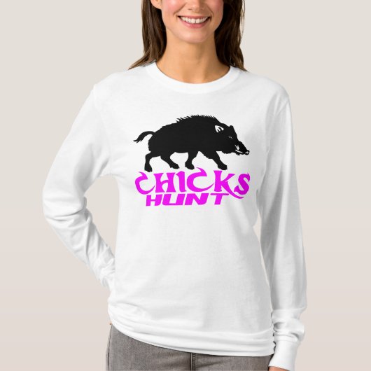 T-SHIRT CHASSE DE VERRAT DE FILLE (Devant)